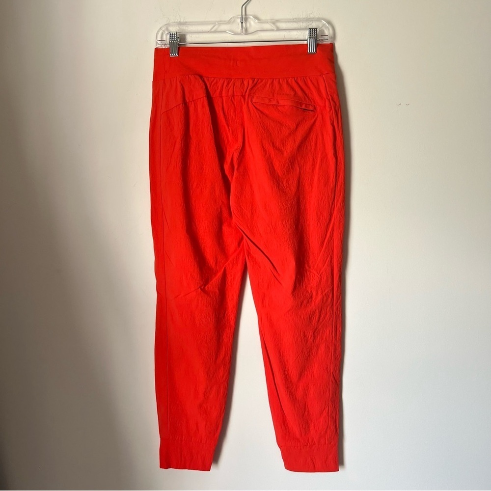 Athleta Trekkie North Jogger Pant Orange 4 Spring 22' Athleisure Outdoor Vibrant - Picture 8 of 13